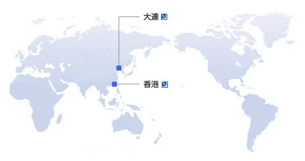 海外工場（大連旭計器有限公司）と 海外向販売拠点（旭計器（香港）有限公司）