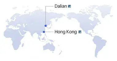 Overseas factory (Dalian Asahi Keiki Co., Ltd.) and overseas sales office (Asahi Keiki (Hong Kong) Co., Ltd.)